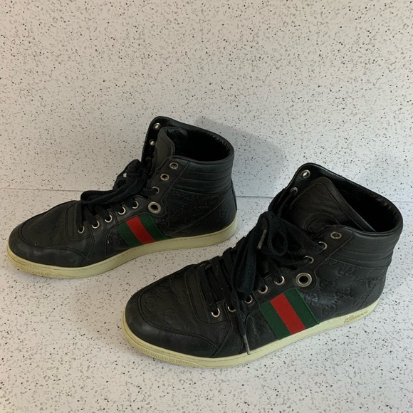 Men’s Gucci high top sneakers, size 6 made in Italy - Picture 2 of 10